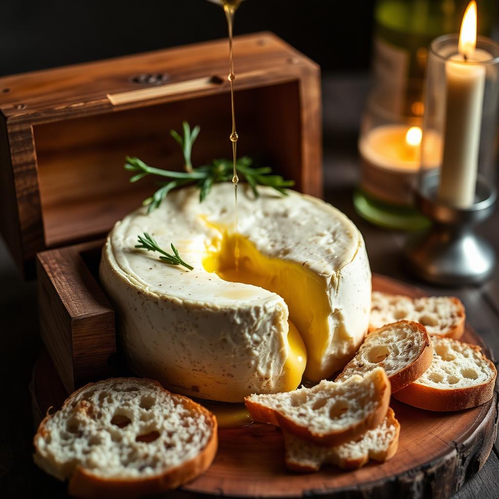 Baked camembert
