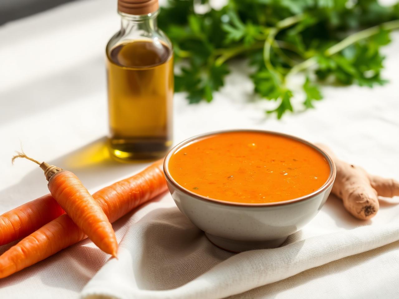 Andrew Zimmern's carrot-ginger vinaigrette