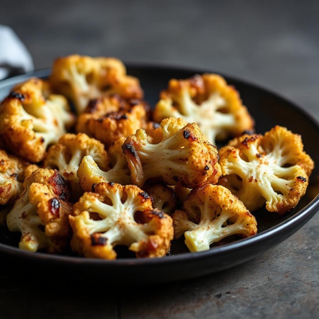 Roasted cauliflower florets