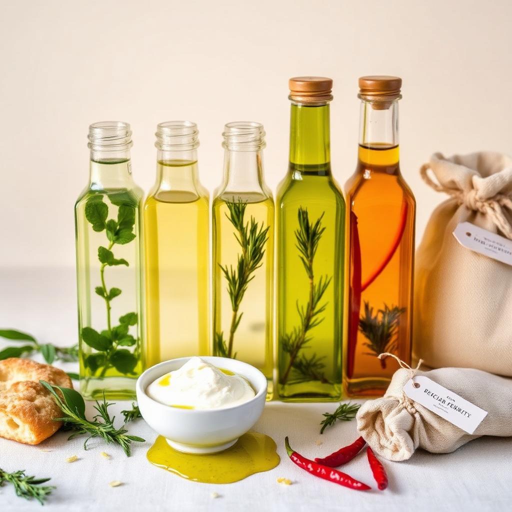 Five homemade herb oils