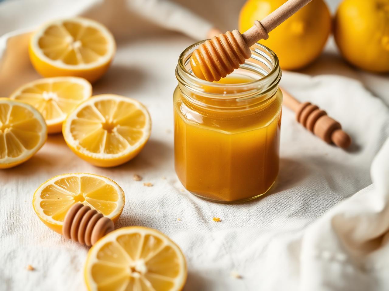Honey-mustard lemon vinaigrette