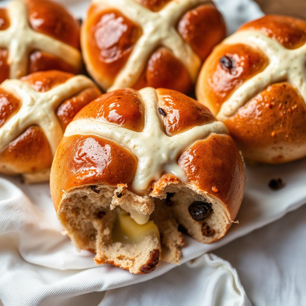 The best spiced hot cross buns