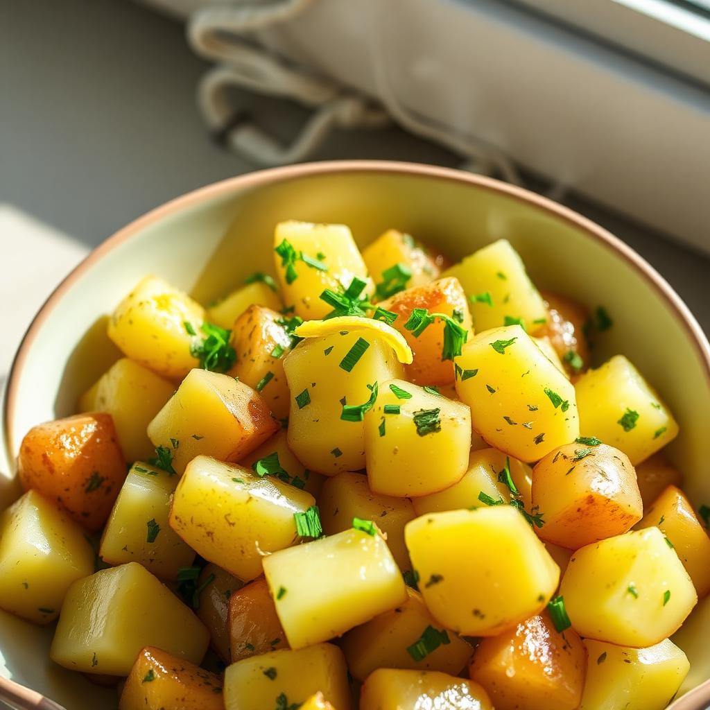Lemon & herb butter new potatoes