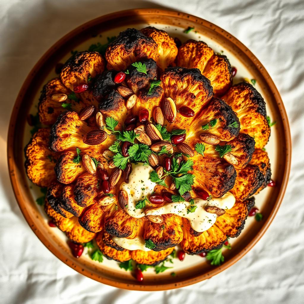 Roasted whole cauliflower — the MasterChef way